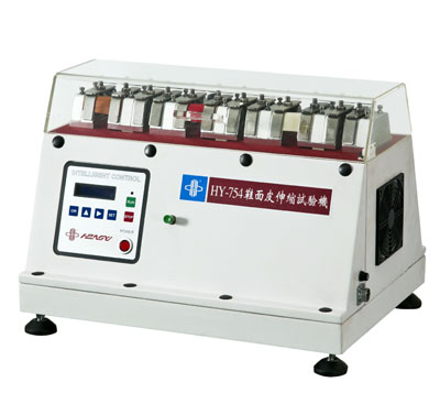 HY-754包装用皮革耐折牢度试验机：满足标准：  ISO 5423,4643，SATRA TM25，EN ISO 20344，GB/T 20991
